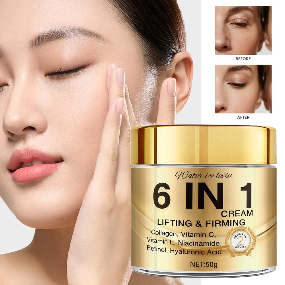 6 IN 1 Collagen Face Cream Lif - огляд і ціна Vitamin C Serum