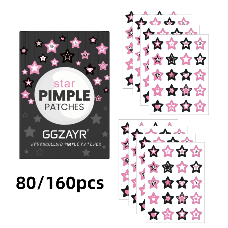 80/160pcs Star Acne Patch Set  - огляд і ціна Face Moisturizer