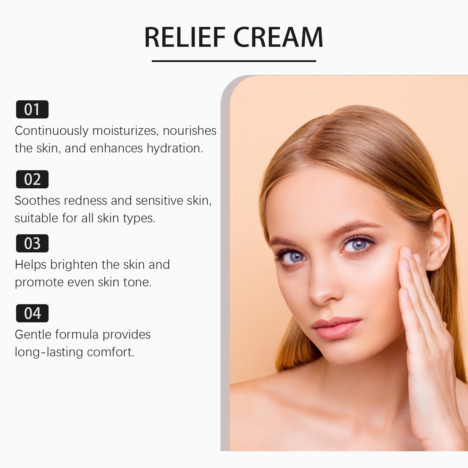 345 Relief Cream Moisturizing  - огляд і ціна Skincare Glowing