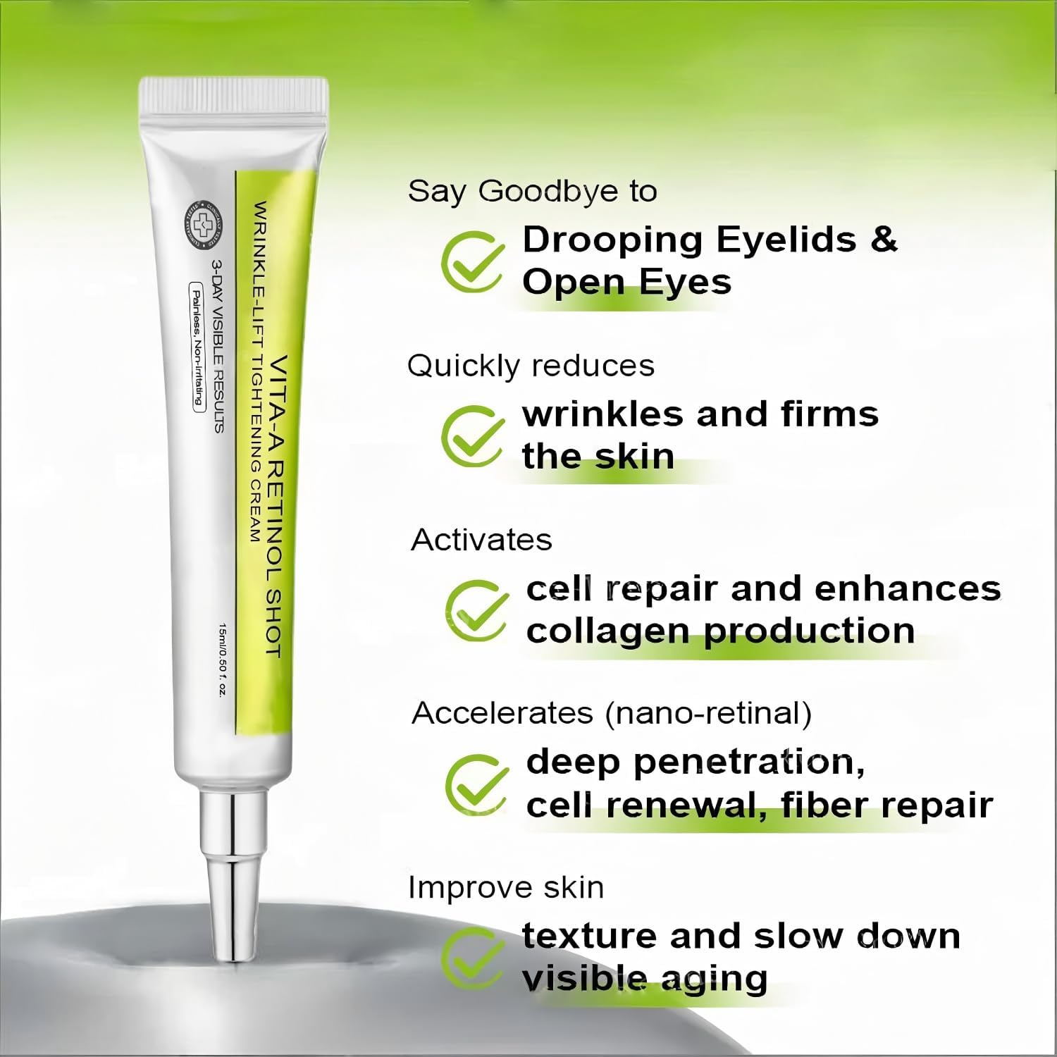 Retinol Shot Eye Face Cream Ey - огляд і ціна Retinol Cream